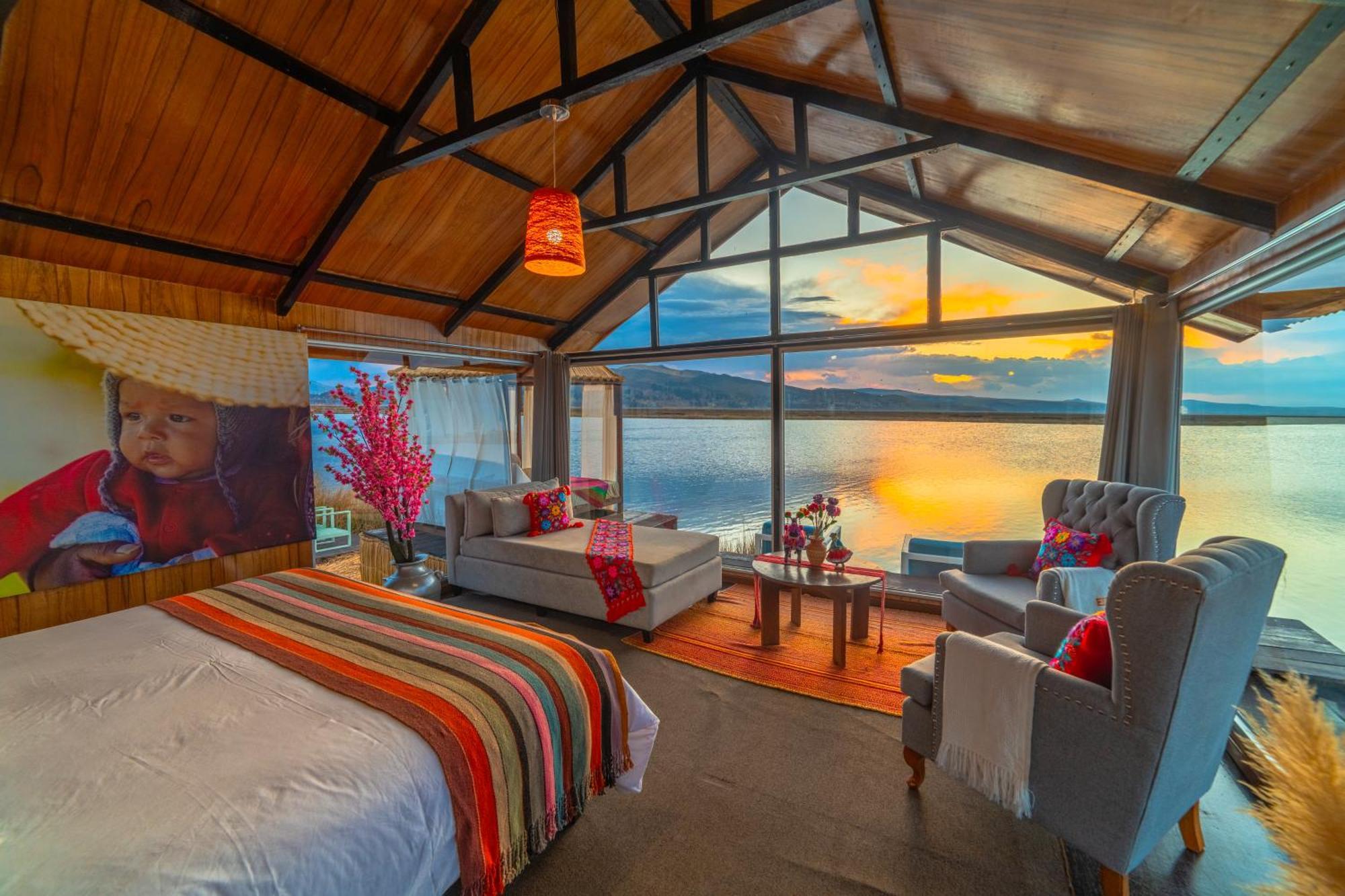 Uros Kay Pacha Lodge Puno Pokoj fotografie